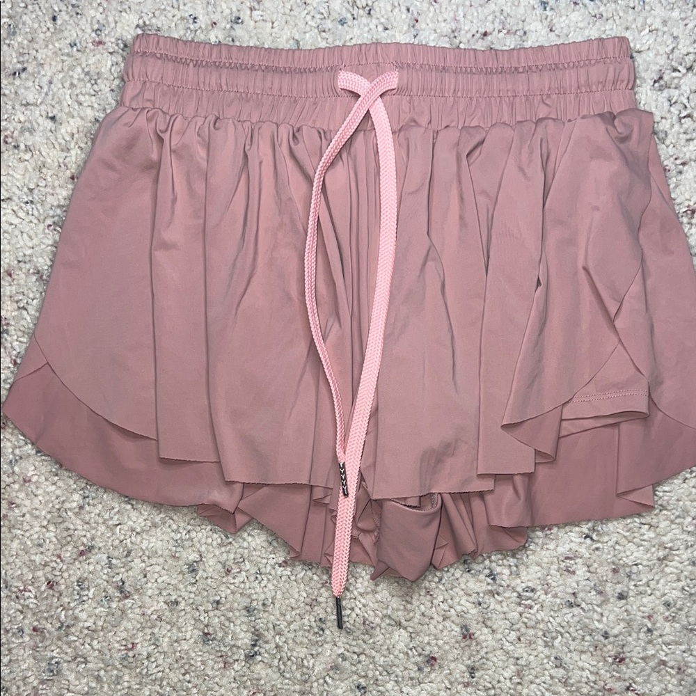 Keiki Kona Blush Pink Women's Athletic Shorts size M